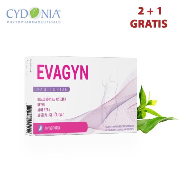 EVAGYN - VAGITORIJE KOJE OBNAVLJAJU, HIDRIRAJU I UMIRUJU INTIMNU ZONU