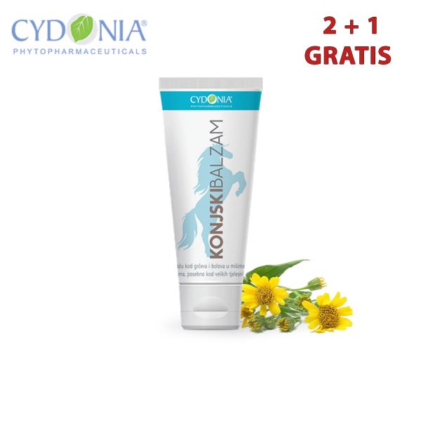 KONJSKI BALZAM 100ML – ZA UBLAŽAVANJE BOLOVA U MIŠIĆIMA, ZGLOBOVIMA I OTOKA NAKON UMORA I POVREDA